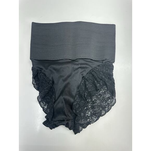 Fredericks of Hollywood Womens Undies Size XL Black Shapewear Girdle Vintage - Picture 1 of 12